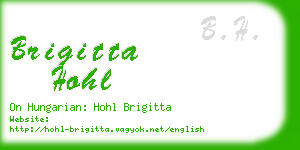 brigitta hohl business card